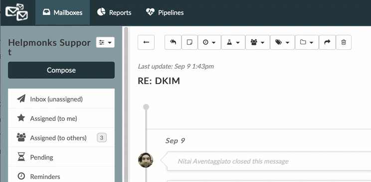New in Helpmonks: Download all attachments and a new “Pending” status