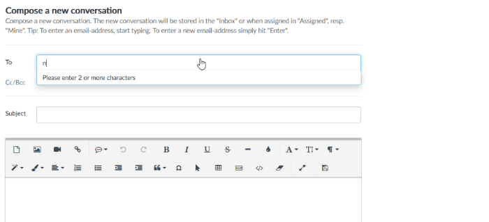 More options for your emails
