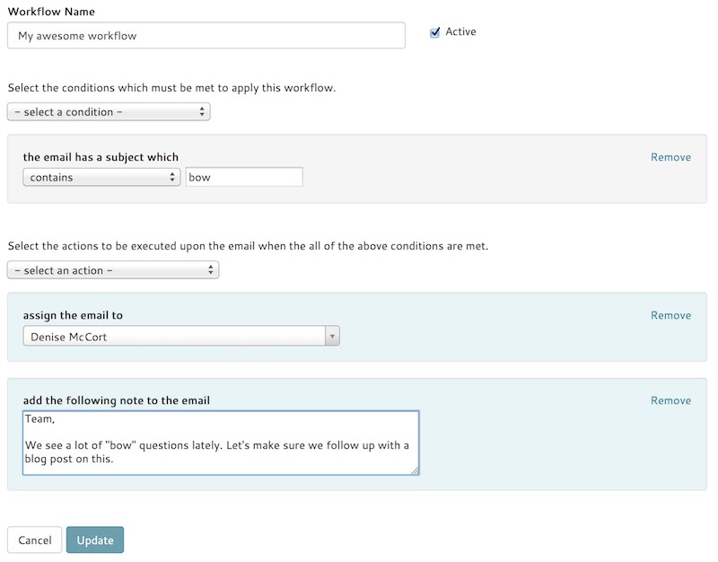 Why workflows will change your team's email habits