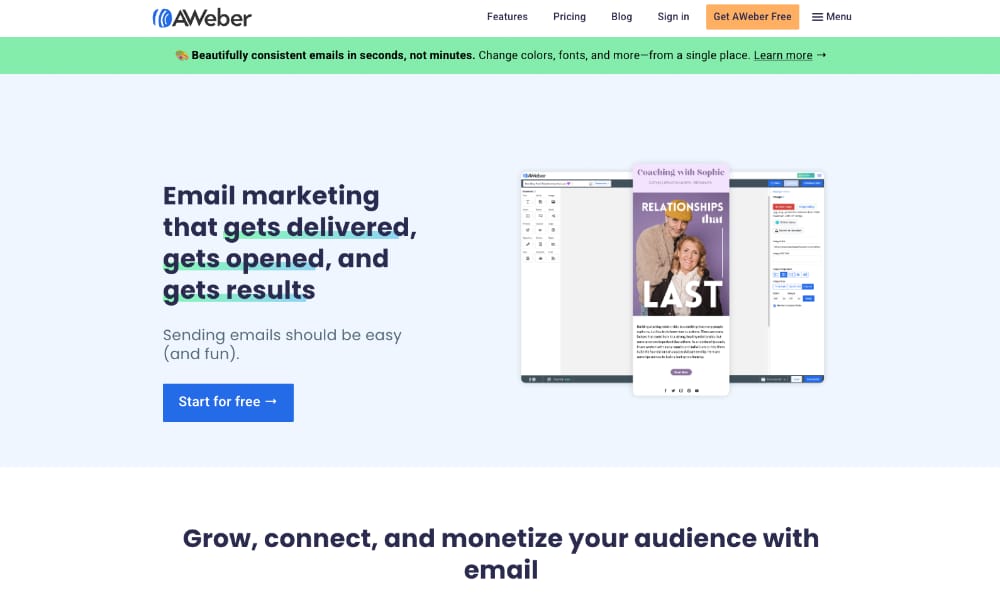 Helpmonks - best Aweber alternative