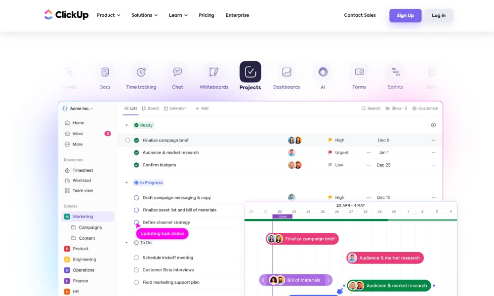 Helpmonks - Clickup alternative