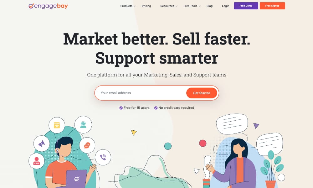 Helpmonks - best EngageBay alternative