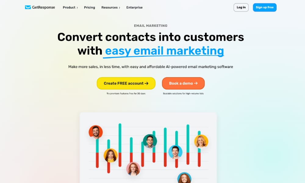 Helpmonks - alternative to GetResponse for email marketing
