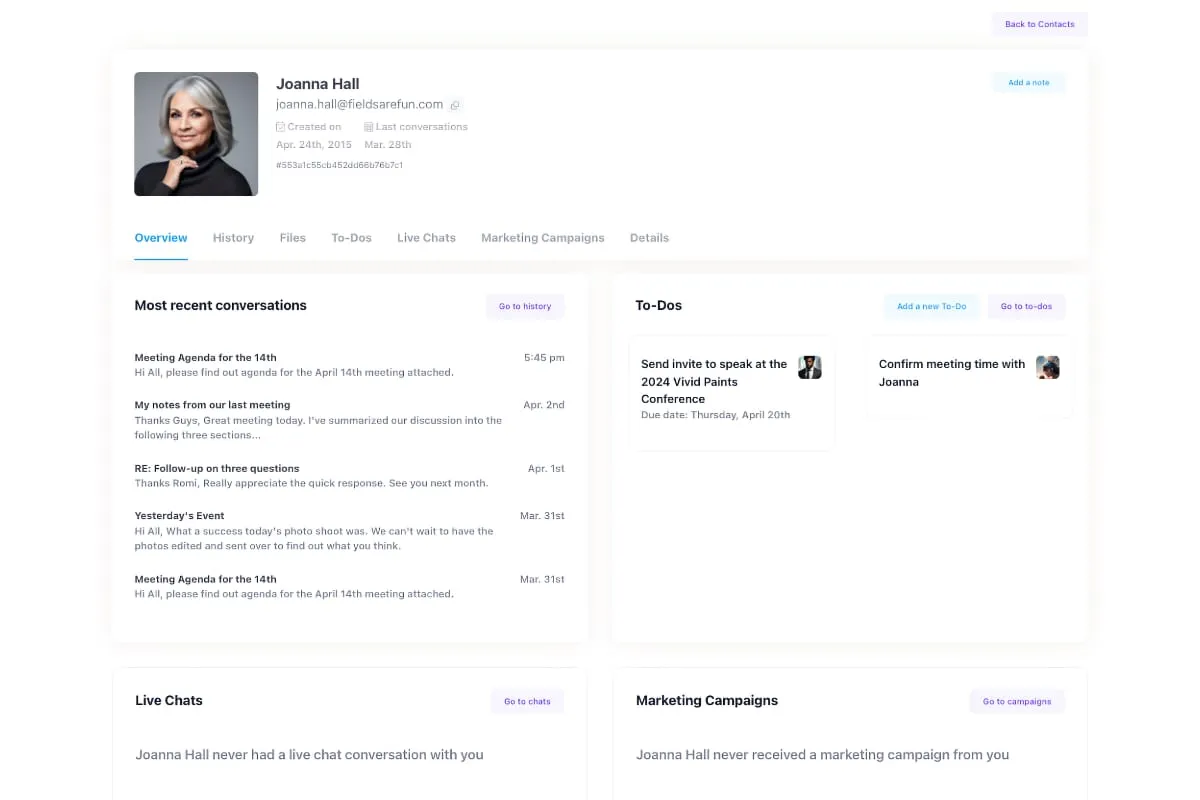 Helpmonks - email CRM for customer management