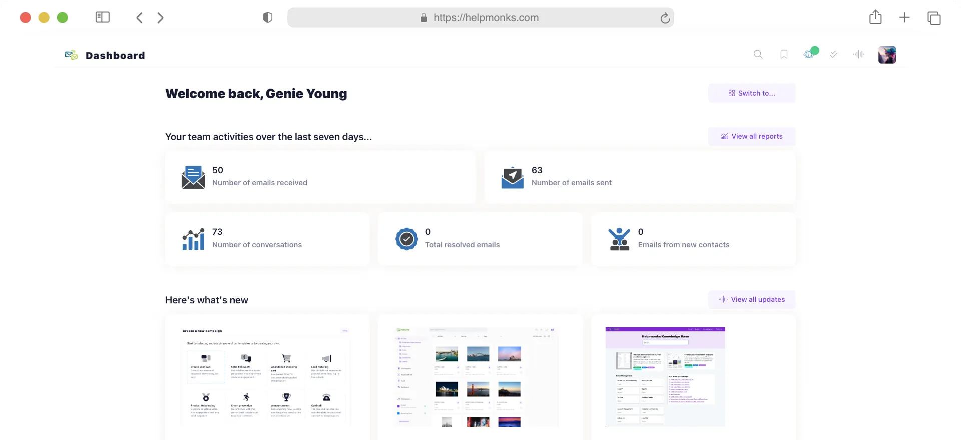 Helpmonks - company management for sales and marketing teams