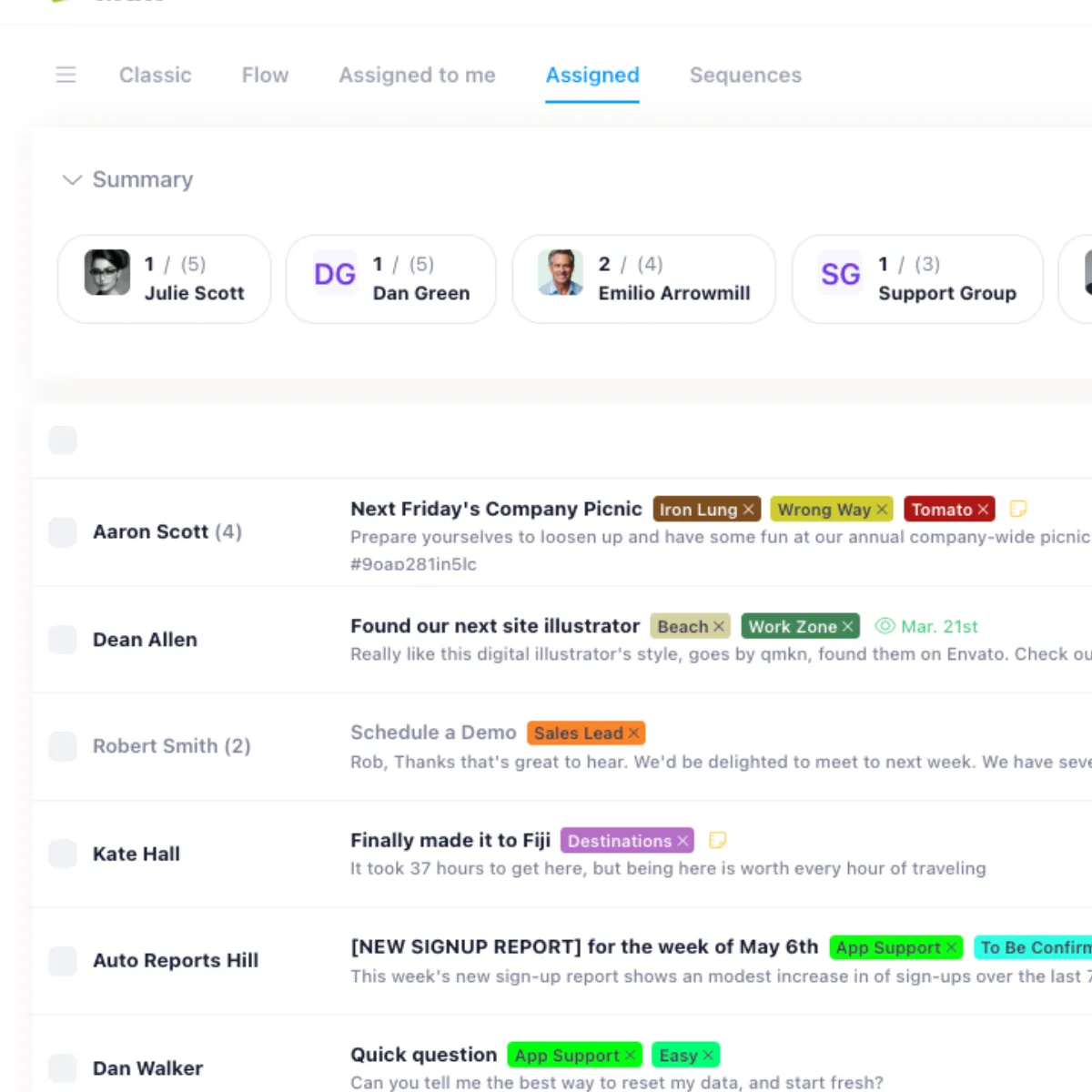 A shared inbox for teams