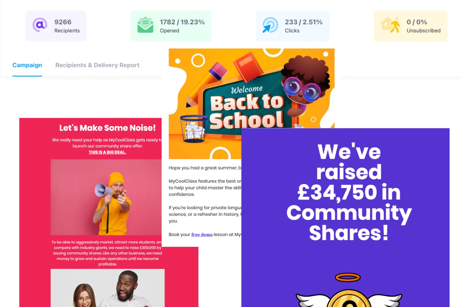 Helpmonks - shared inbox with email marketing