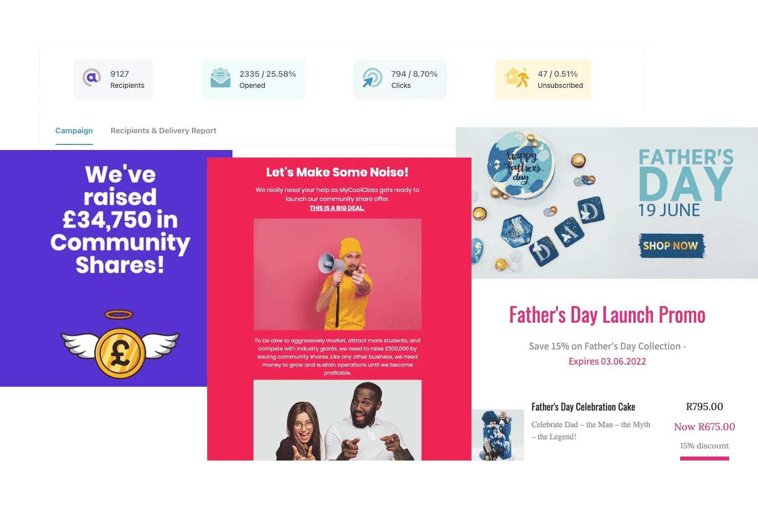Email marketing platform for sales and marketing teams