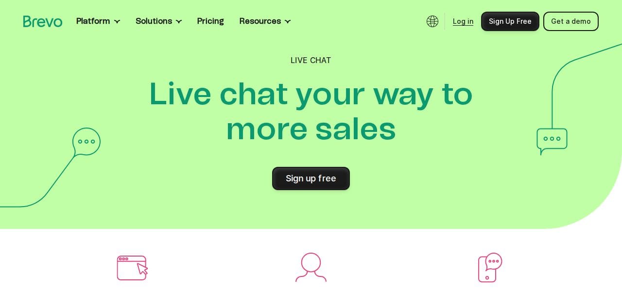 Brevo Conversations live chat