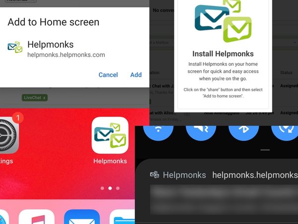 We are incredibly excited to announce that the Helpmonks Progressive Web Application (PWA) is now available. The Helpmonks PWA “installs to your home screen”