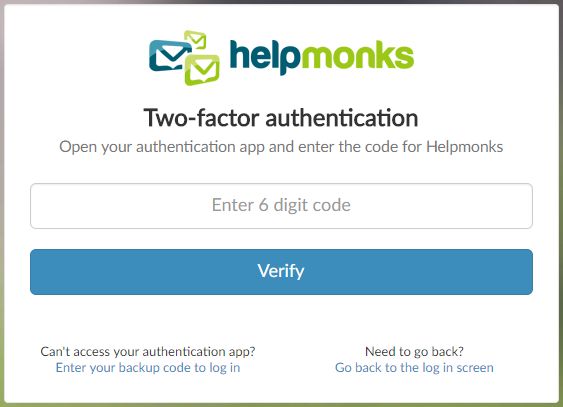 We are excited to announce that 2-Step Verification a.k.a Two-Factor Authentication is now available to all customers of the Helpmonks hosted . While the dig