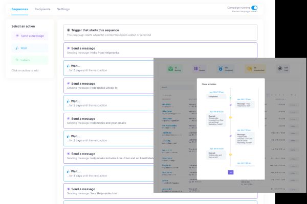 Helpmonks - email sequences for sales and follow-up
